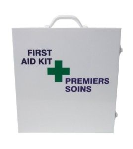 Boîtier vide en métal pour trousse de premiers soins TR04E