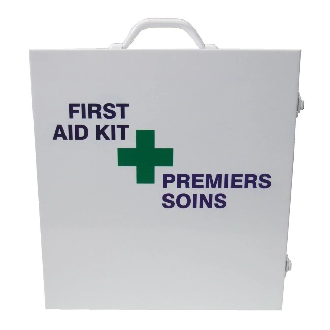 Boîtier vide en métal pour trousse de premiers soins TR04E