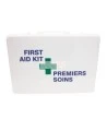 First aid kit with a 31-types of item content for minor chemical burns care. Content non-compliant with any requirements