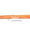 Stretcher folding in two, 206 x 55 x 14 cm (81 x 21.5 x 5.5 in).