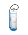 Portable fire extinguisher with demineralized water 2.5 gallons, type AC, ULC 2AC, with wall hook.