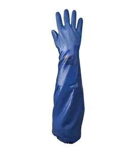 Gants enduits de nitrile Showa NSK26 muni d’une doublure en jersey et coton, vendu à la paire choix de grandeurs