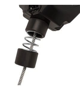 Ligne de vie à bord d'attaque de 40 pi modèle SRL-73302-40LE de Peakworks câble acier galvanisé
