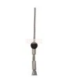 Ligne de vie à bord d'attaque de 40 pi modèle SRL-73302-40LE de Peakworks câble acier galvanisé