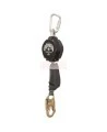 Peakworks Model SRL-80302-12LE, 12 ft single leg, Leading Edge Self-Retracting Lifelines, 1 std carabiner  and Dyneema