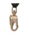 Peakworks Life line Model SRL-73302-10LE, 10 ft, Leading Edge Self-Retracting Lifelines, galvanized steel cable