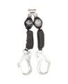 Peakworks Model SRL-70602-6LE, 6 ft twin leg with Dyneema webbing, 2 rebars hooks