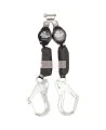 Peakworks Model SRL-70602-6LE, 6 ft twin leg with Dyneema webbing, 2 rebars hooks