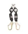 Peakworks Model SRL-74854-7.5LE, 6 ft twin leg with Dyneema webbing, 2 rebars steel hooks