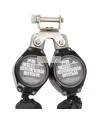 Ligne de vie autorétractable double à bord d'attaque de 6 pi, Peakworks SRL-74854-7.5LE, 2 mousquetons pour échafaudages