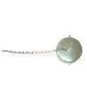 2.5 inches threaded plug with chain, QST net for province of Quebec