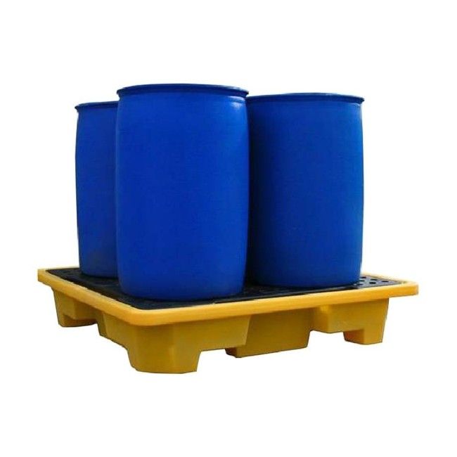 Plateforme modèle 57.5X57.5X12 po conçue pour entreposer 4 barils de 205 litres (45 gal Imp), capacité 250 litres (55 gal.) Plateforme modèle 57.5X57.5X12 po conçue pour entreposer 4 barils de 205 litres (45 gal Imp), capacité 250 litres (55 gal.)