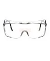 Lunette de sécurité OX pour protection oculaire par-dessus des lunettes de prescription par 3M. Lentille de polycarbonate clair.