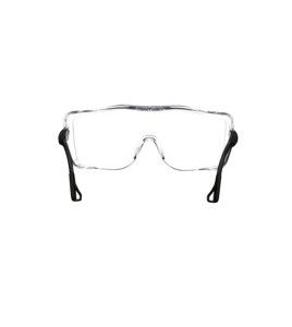 3M OX protective eyewear with DX anti-fog treated clear polycarbonate lens for over-the-glass coverage for prescription glasses.