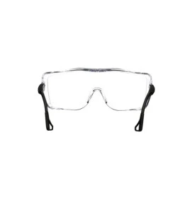 Lunette de sécurité OX pour protection oculaire par-dessus des lunettes de prescription par 3M. Lentille de polycarbonate clair.