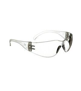 Lunette de sécurité Virtua Max par 3M. Lentille de polycarbonate clair recouvert d'un revêtement antibuée. Homologué CSA.