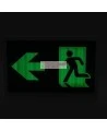 Luminaire au tritium 15 ans avec pictogramme running man