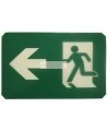 Luminaire au tritium 15 ans avec pictogramme running man