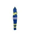 Terra blue, unlined coveralls with reflective stripes., sold individually