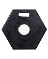 Stabilisateur noir pour poteau ou délinéateur, variété de poids, fabriqué en polyéthylène (PE) durable, résistant et sans odeur