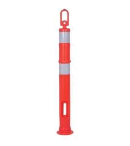 High-visibility retroreflective roadside post made of low-density polyethylene, 44 in high, sold individually