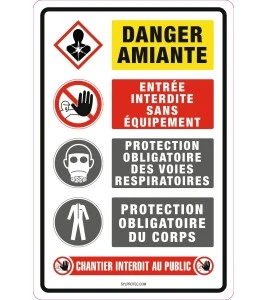 Désamiantage: machines, masques, encapsulants, sacs, etc. | Sylprotec.com