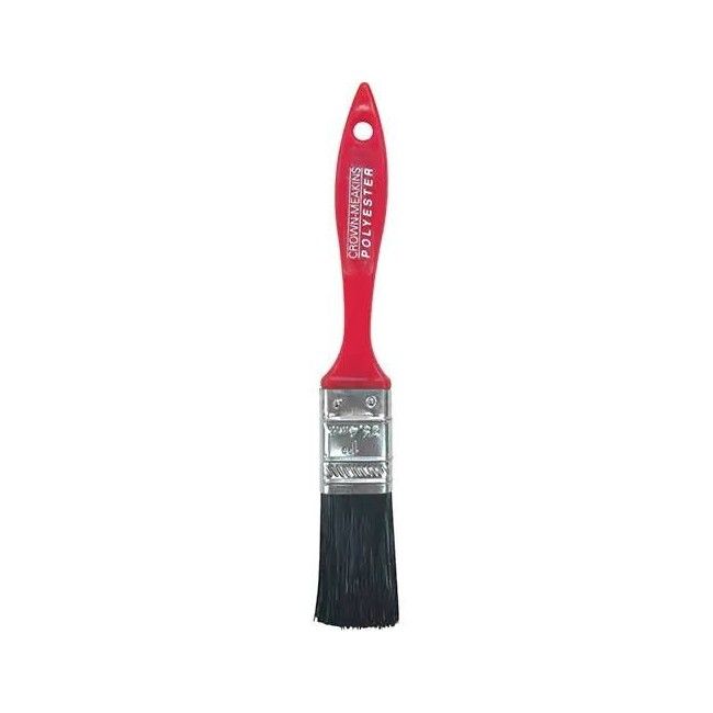 Crown Meakins all-purpose polyester fibre brush with plastic handle, sold individually Crown Meakins all-purpose polyester fibre brush with plastic handle, sold individually