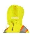 Kangourou Pioneer en polaire jaune fait de polyester 10.5 oz haute visibilité pour femme, vendu à l’unité
