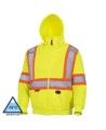 Kangourou Pioneer en polaire jaune 10.5 oz fait de polyester haute visibilité pour homme, vendu à l’unité