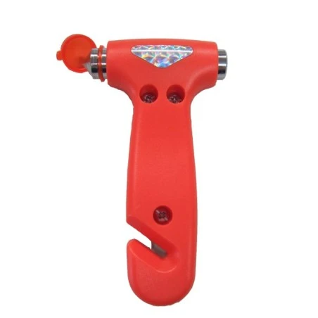 Marteau d'urgence pour automobile incluant un coupe-ceinture, vendu à l’unité