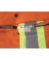 Terra high-visibility orange cotton coverall with polyester lining, sold individually in sizes small (P) to - 5XL
