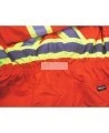 Terra high-visibility orange cotton coverall with polyester lining, sold individually in sizes small (P) to - 5XL