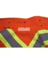 Combinaison en coton orange haute visibilité doublée de polyester, Terra, vendu à l’unité de la grandeur petit (P) à 5XL