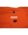 Combinaison en coton orange haute visibilité doublée de polyester, Terra, vendu à l’unité de la grandeur petit (P) à 5XL