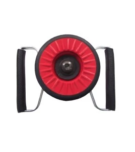 Polycarbonate spray nozzle with handle for 2.5" hose, QST (Quebec) thread, fog stream, full stream or complete shut-off