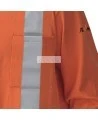 Chandail ignifuge Pioneer à manche longue fabriqué en coton, 7,5 oz (250 g/m2) orange, vendu à l'unité