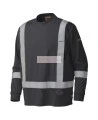 Pioneer long-sleeve flame-retardant shirt black 7,5 oz (250 g/m2) sold individually