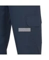 Pioneer FR-tech Model 7764, Arc 2 rated, 7 oz. navy blue flame-retardant cargo pants with high-visibility stripes, various sizes