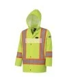 Manteau de sécurité jaune, imperméable, ignifuge et de haute visibilité, modèle 5894 Pioneer Flame-Gard, grandeurs XS à 4XL