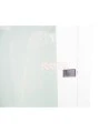 Recessed cabinet for fire hose of 75 to 100 ft and fire extinguisher of 5 or 10 lb, white
