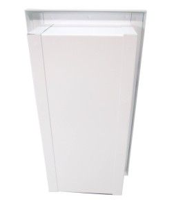 Cabinet semi-encastré pour extincteurs à poudre de 5 lbs, pré-peint en blanc