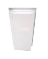 Semi-recessed built-in cabinet for 5 lbs powder fire extinguishers, pre-painted white