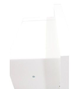 Cabinet semi-encastré pour extincteurs à poudre de 5 lbs, pré-peint en blanc