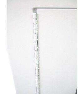 Recessed built-in cabinet for 5 lbs powder fire extinguishers, pre-painted flat white