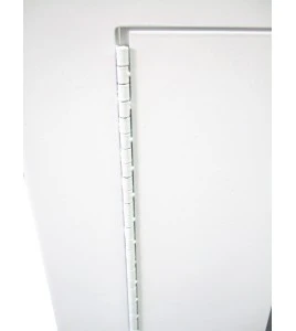 Recessed built-in cabinet for 5 lbs powder fire extinguishers, pre-painted flat white