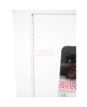 Recessed built-in cabinet for 10 lbs powder fire extinguishers, pre-painted flat white
