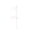 Recessed built-in cabinet for 10 lbs powder fire extinguishers, pre-painted flat white