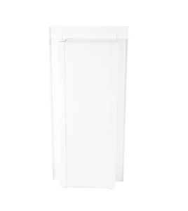Recessed built-in cabinet for 10 lbs powder fire extinguishers, pre-painted flat white