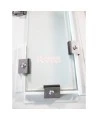 Recessed built-in cabinet for 10 lbs powder fire extinguishers, pre-painted flat white