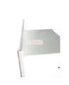 Recessed built-in cabinet for 10 lbs powder fire extinguishers, pre-painted flat white